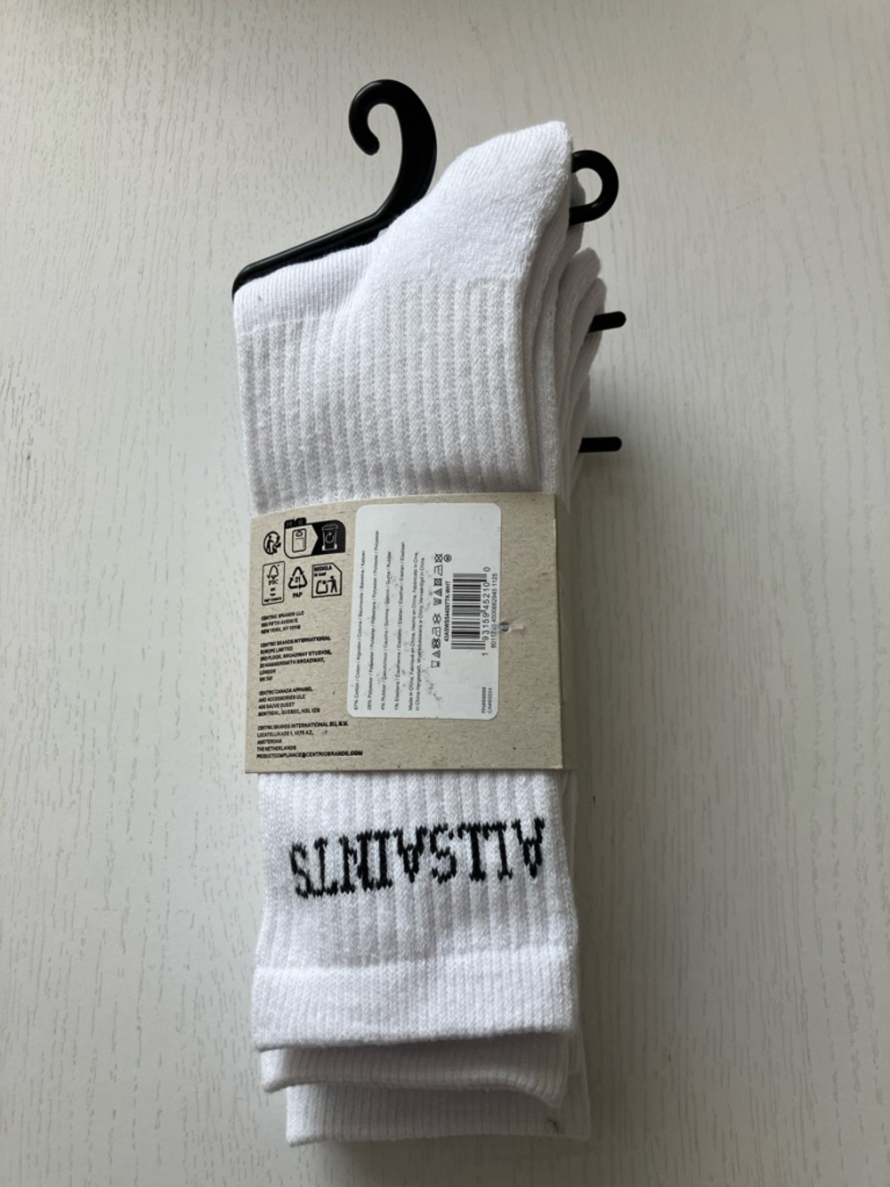All Saints Crew Socks - Pair (Size 5-10) NWT - Picture 6 of 6